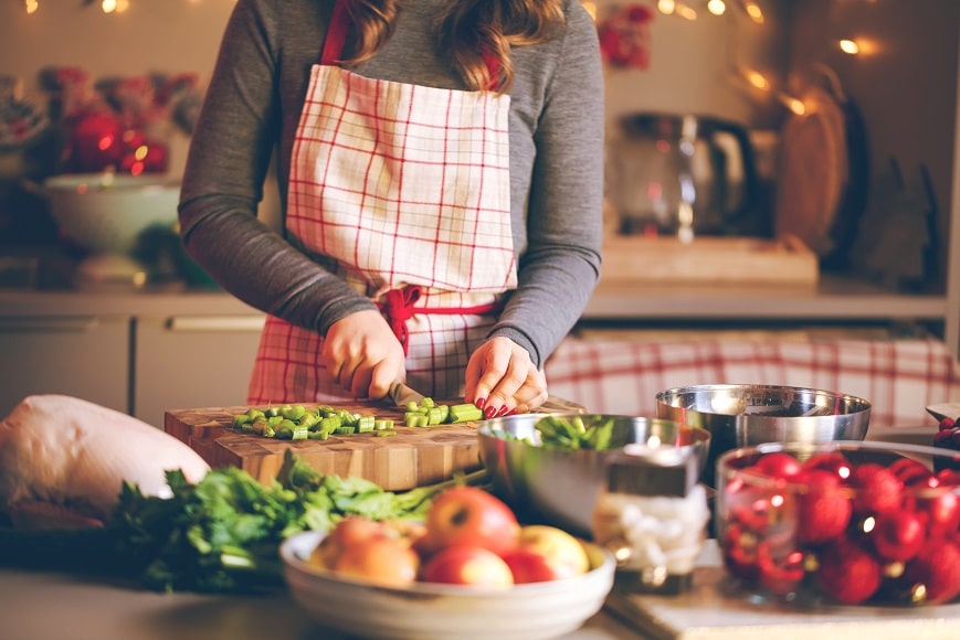 Young Woman Cooking